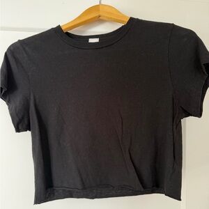 Re/Done x Hanes Micro Tee in black